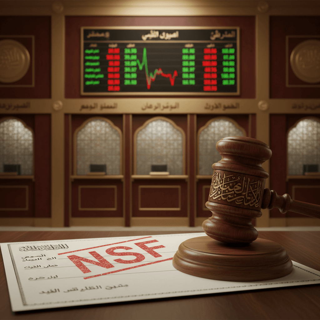 عقوبات الشيكات المرتجعة والإجراءات القانونية في السعودية: دليل شامل